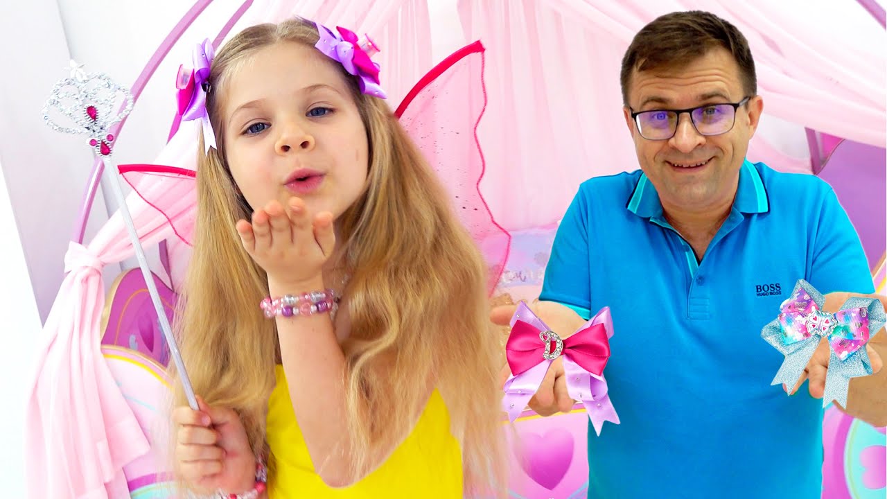 Diana potrzebuje nowej fryzury! Tata pomaga jej wybrać nową biżuterię i dodatki Claire's