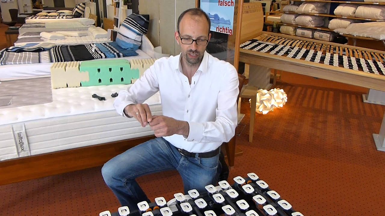 Wie stelle ich meine Lattoflex 300X Unterfederung ab Baujahr 2013 auf mich ein