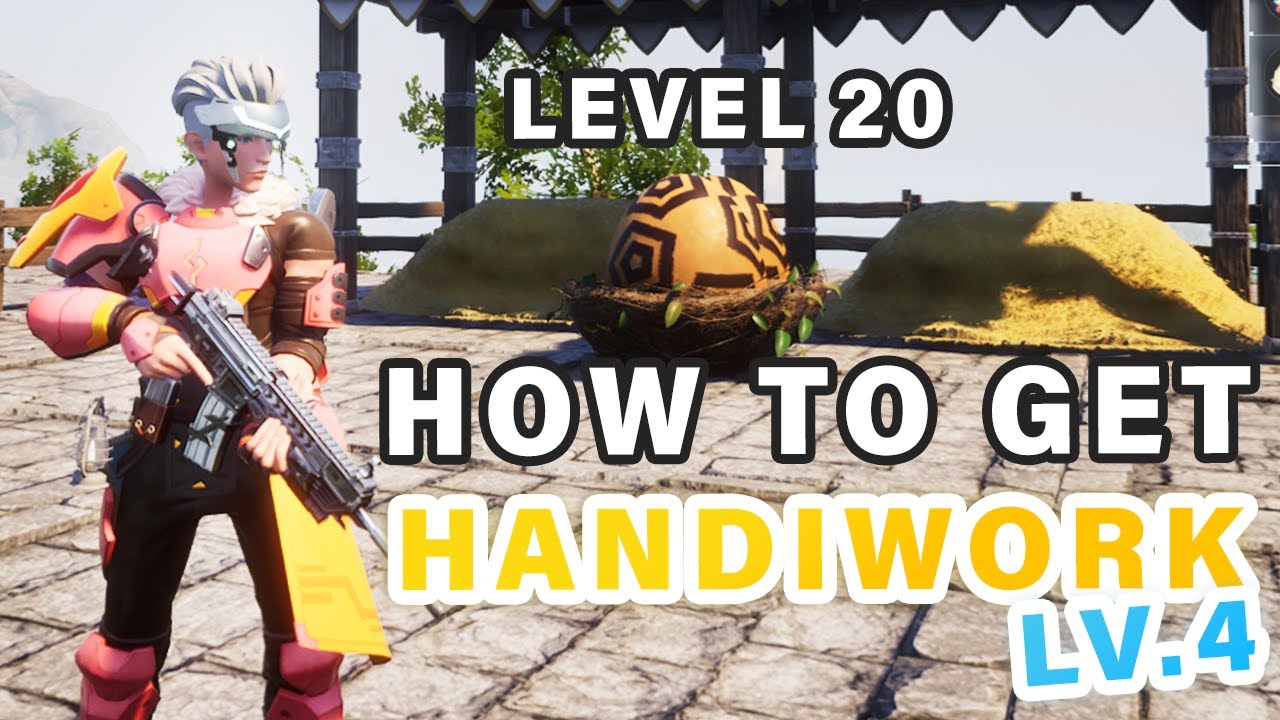 How to Get HANDIWORK Level 4 Work Pal at Level 20 ► Palworld
