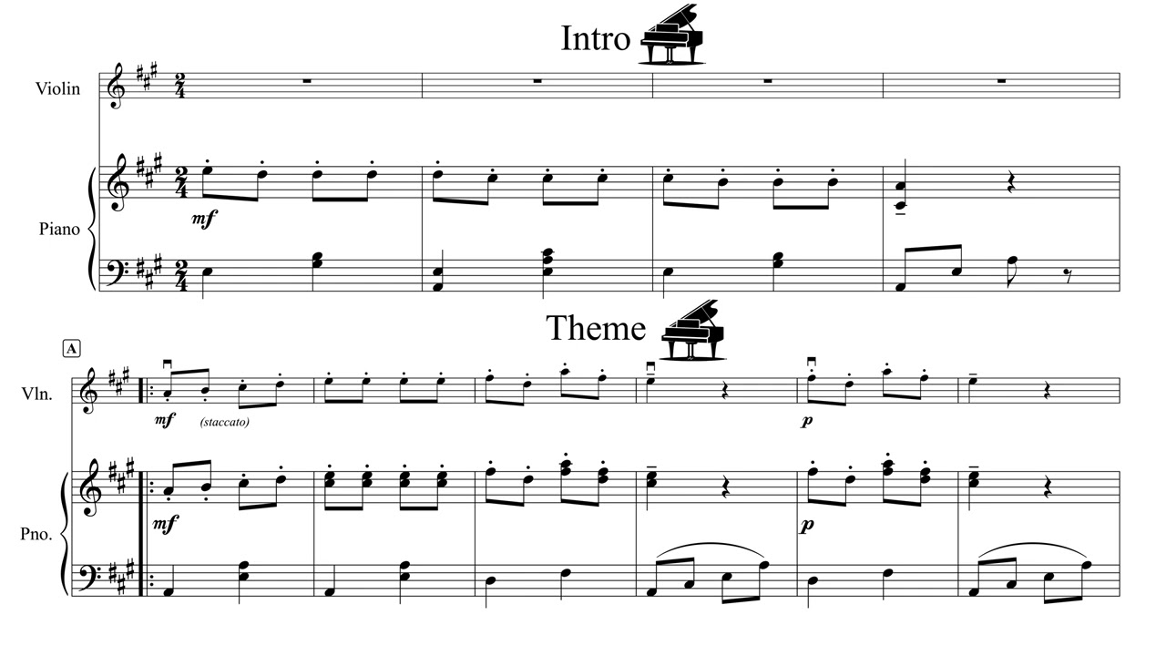 Song of the Wind | Piano Accompaniment (𝅘𝅥= 35) | Suzuki Violin Book 1