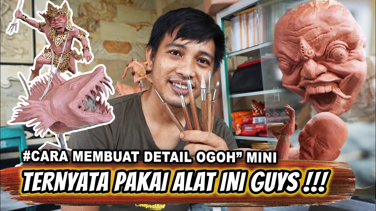 TUTORIAL MEMBUAT DETAIL OGOH OGOH MINI - Ternyata Pakai Alat Ini !!
