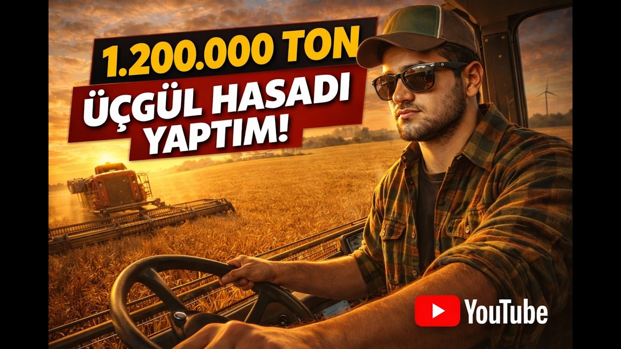 ☘️🌹ücgül hasadı temiz iscilik🔍...🚜 FS25 1200000 TON ÜÇGÜL sılajı..