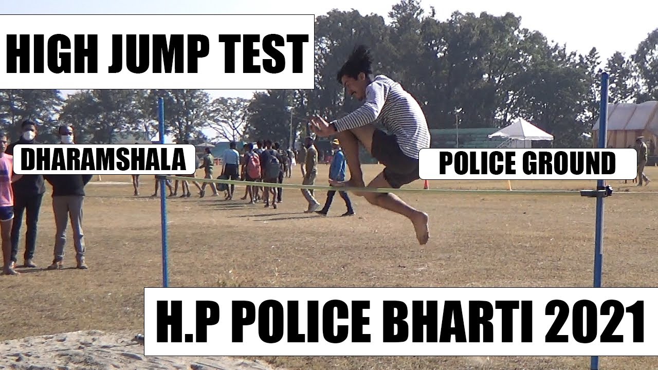H.P POLICE High Jump Boys 4.1 feet Dharamshala Police Ground Day 2 | H.P Police Bharti 2021