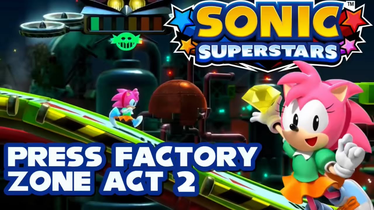 Sonic Superstars - Press Factory Zone Act 2 (YM2612 + SN76489 Remix)