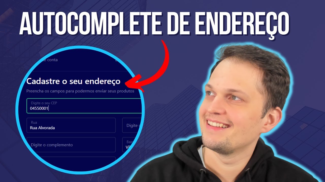 AUTOCOMPLETAR ENDEREÇO PELO CEP - PROJETO DE HTML, CSS E JAVASCRIPT (API VIACEP)