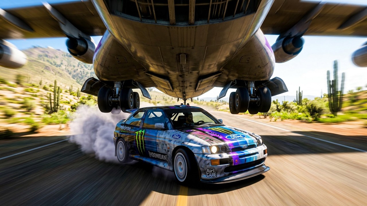 Forza Horizon 5 | Race with the Plane 😱🔥🚀 No Limits