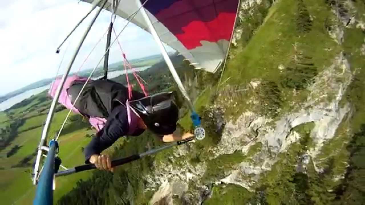 Hang gliding Tegelberg Schwangau Bautek Milan Racer Drachenflug Musik: Sascha Ende