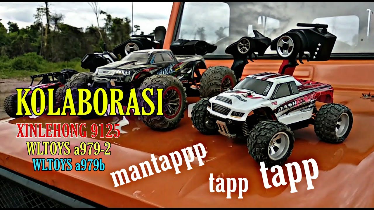 Adu ketangkasan RC 1 JUTAAN dan dibawah 1 jutaan Rc Xinlehong 9125 vs Wltoys a979-2 vs Wltoys a979b