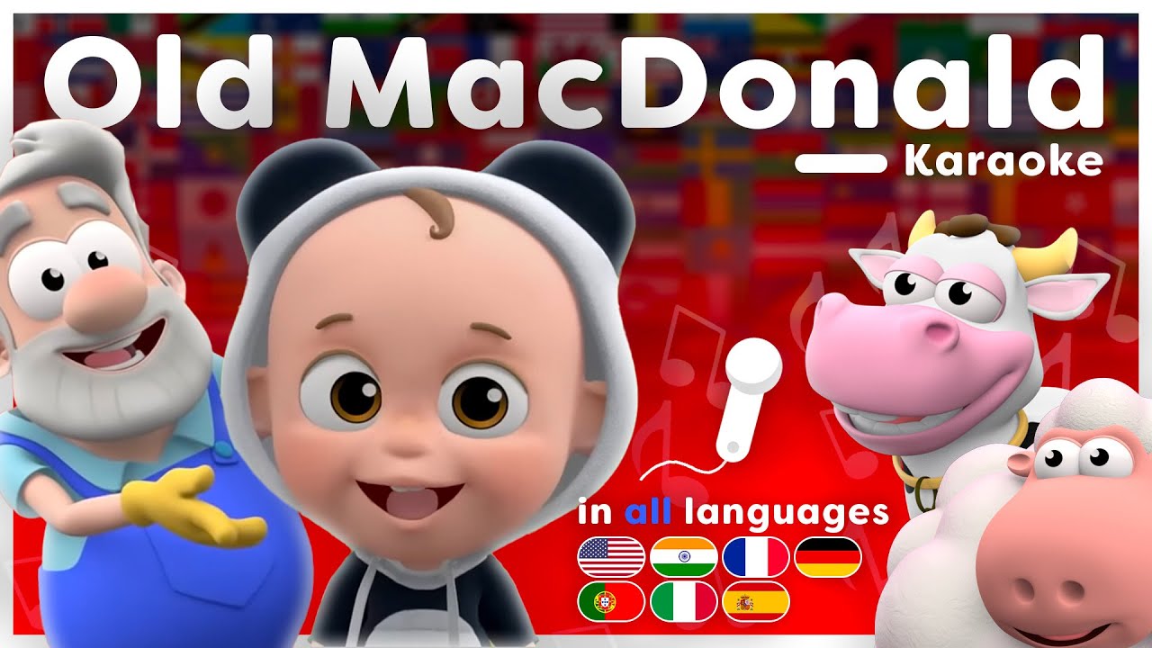 Old Macdonald Had a Farm! | All languages! | Best kids songs collection | Hello Tiny Worldwide