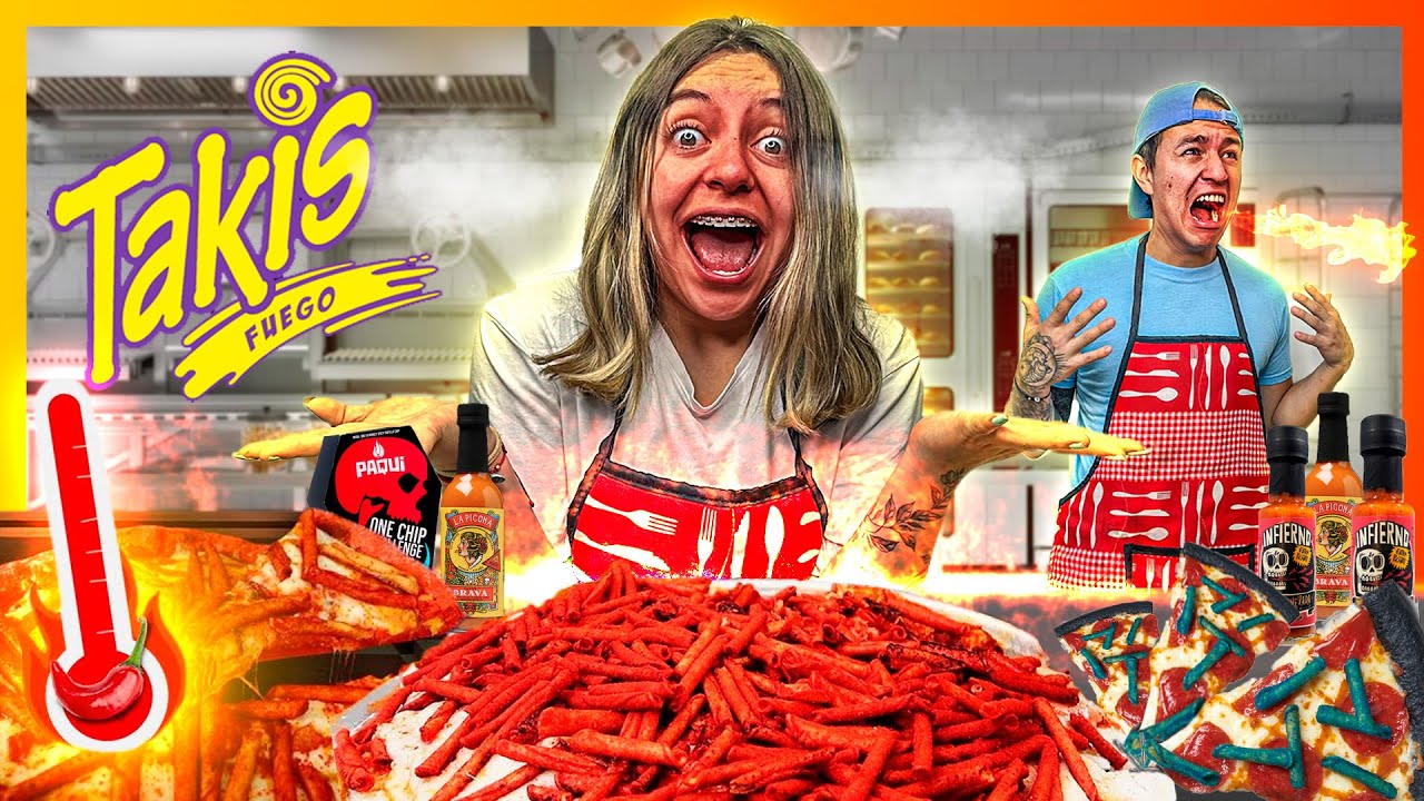 ¡¡QUIEN HAGA LA PIZZA MÁS PICANTE del MUNDO GANA!! 🔥
