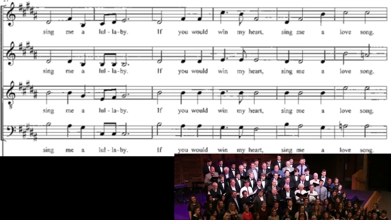 Sing Me To Heaven choir + notation
