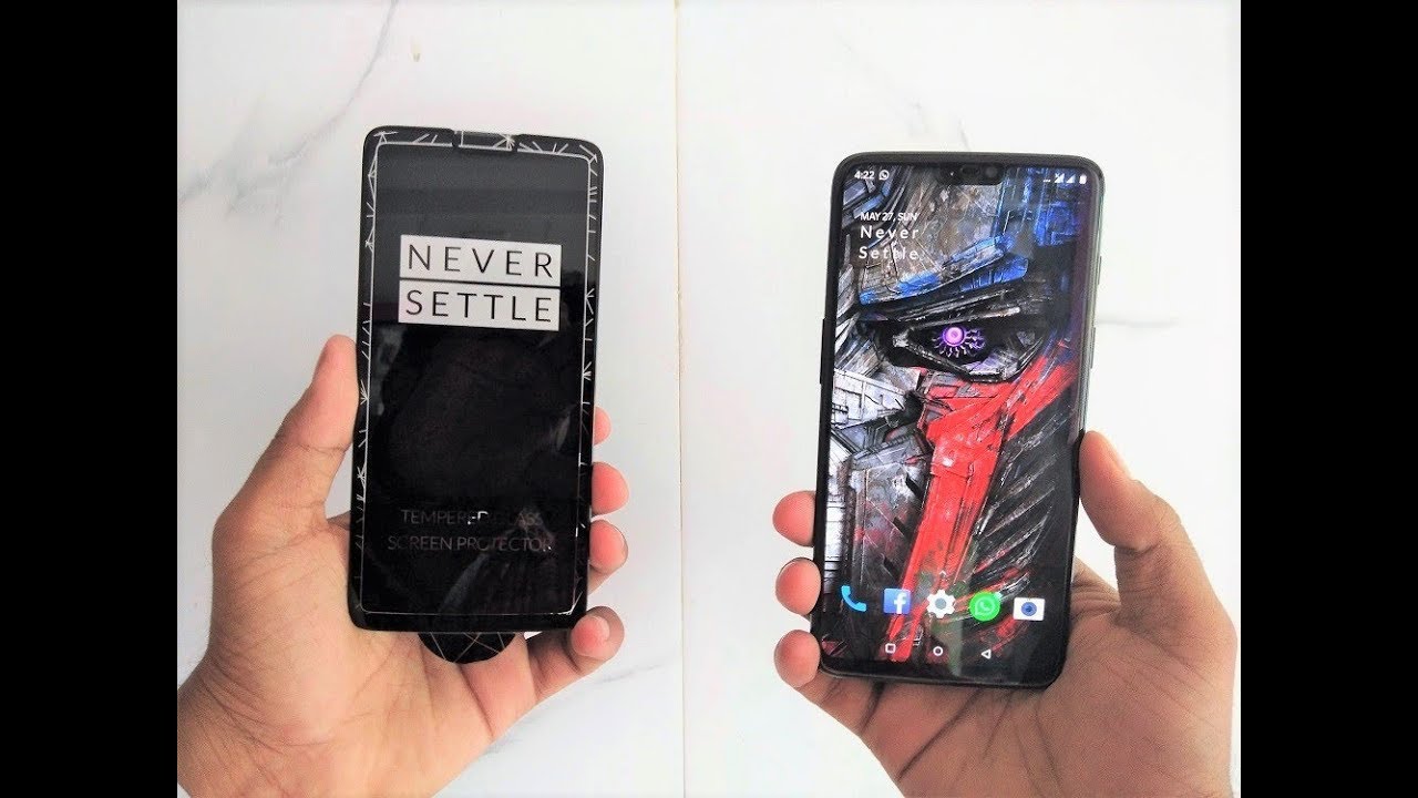 OnePlus 6 Official 3D Full Screen Tempered Glass  - Unboxing & Installation