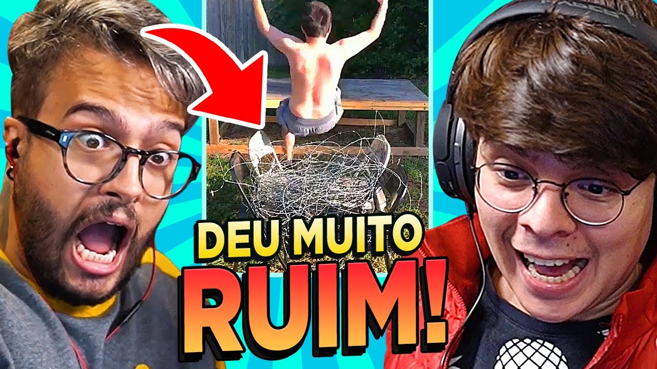 DEU TUDO ERRADO NESSE DESAFIO 50/50!