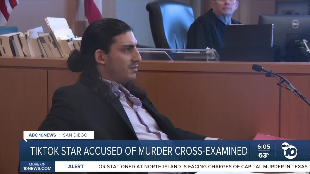 Tik Tok star accused of murder cross-examined
