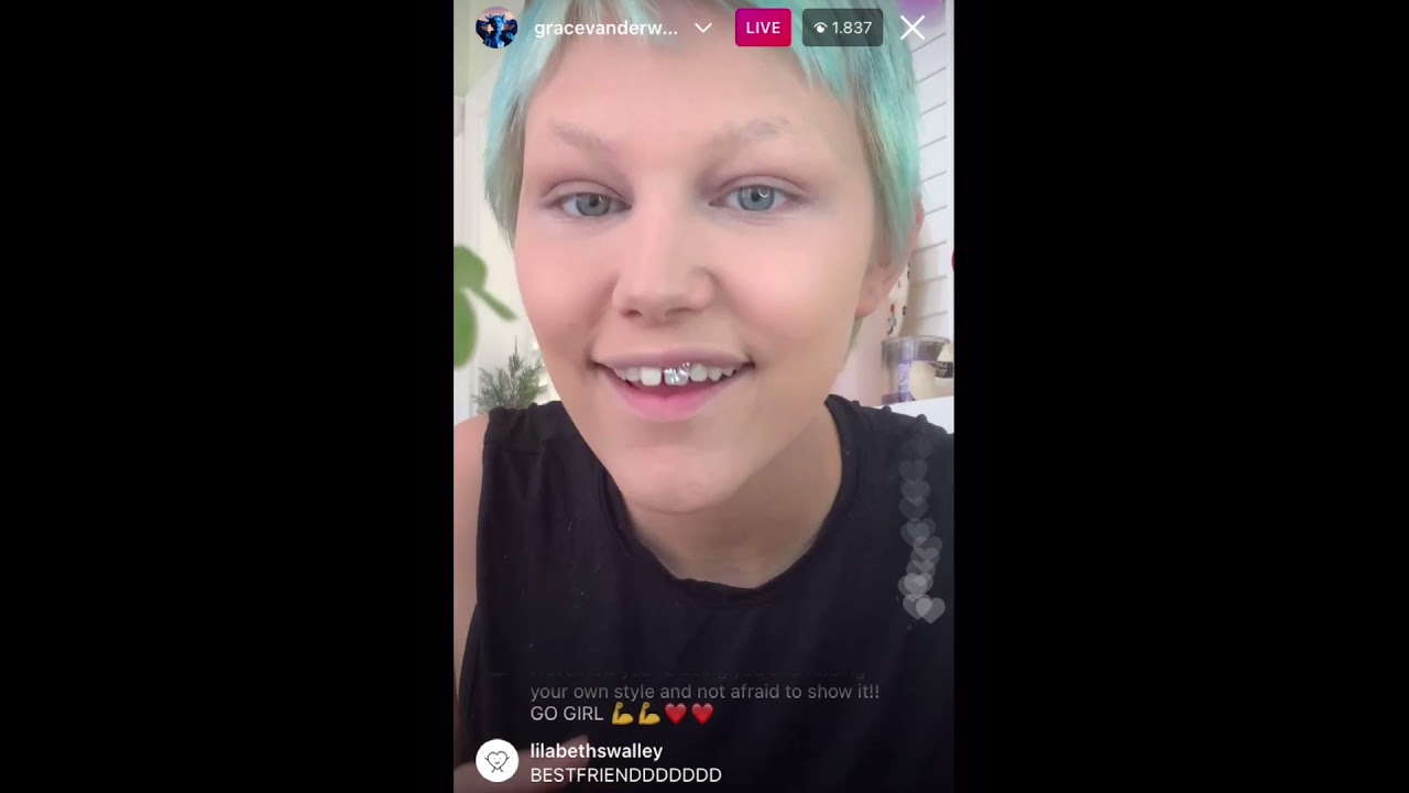 GRACE VANDERWAAL - Instagram Livestream - Apr 14, 2021