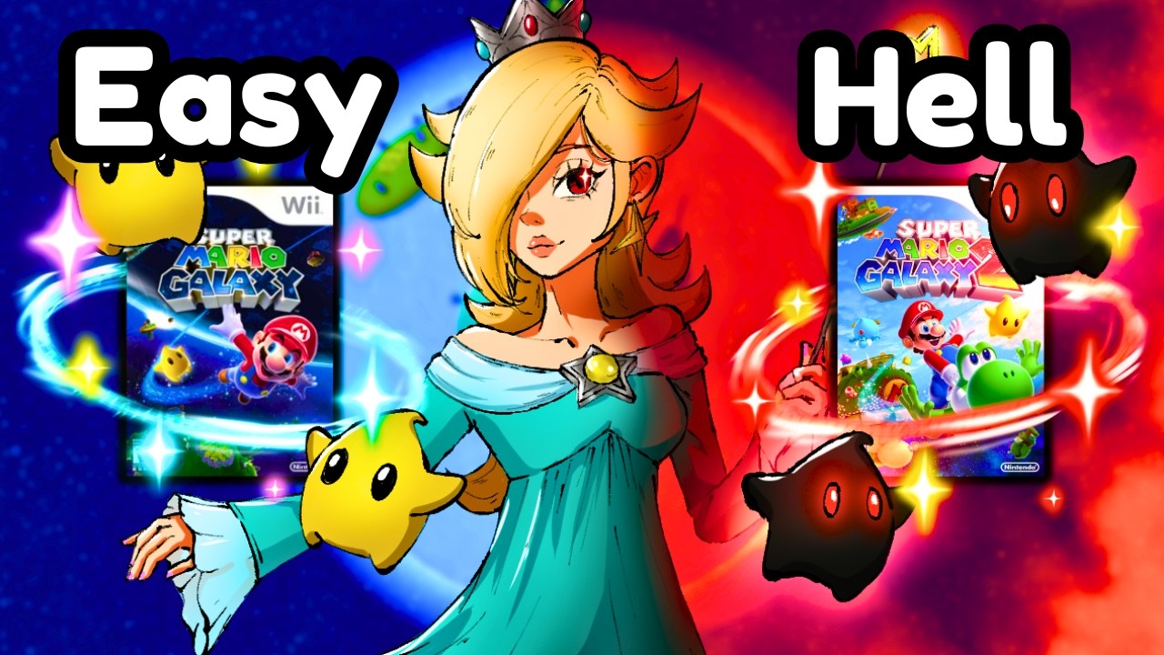 Which Super Mario Galaxy is Harder to 100%?