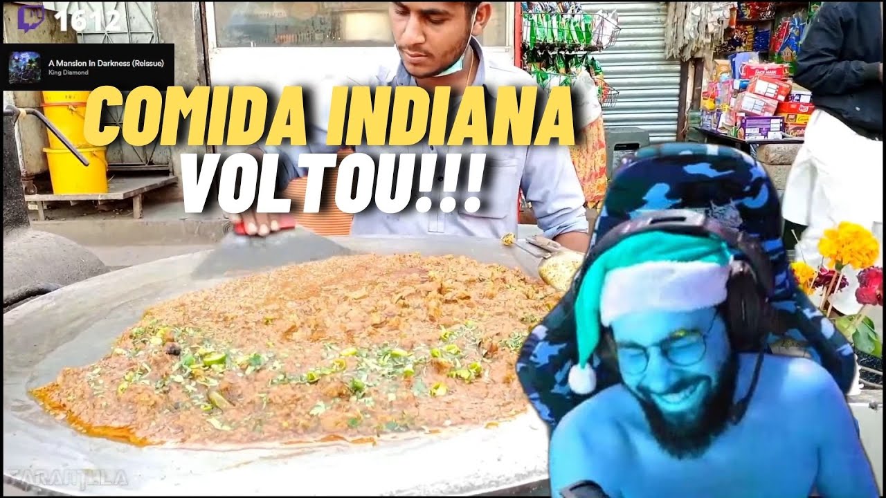 SMZINHO REAGE: a COMIDAS DE RUA INDIANA (PAQUIST&Atilde;O) COMPLETO | A VOLTA DO MELHOR REACT