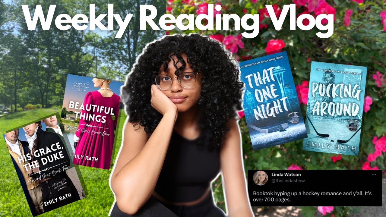 I read the 700 page hockey romance that&rsquo;s trending on booktok so you don&rsquo;t have to! | reading vlog
