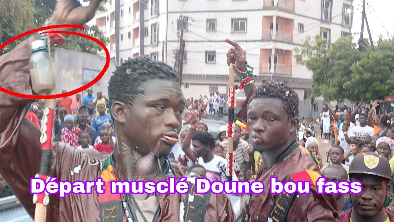 Combat Doune bou Fass vs Thiatou internet : depart Musclé ambiance a fass