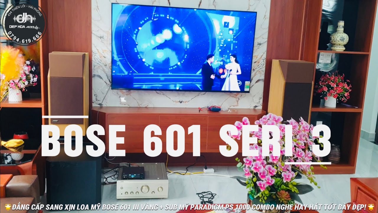 🌟ĐẲNG CẤP SANG XỊN 👉 LOA MỸ BOSE 601 III VÀNG VÀO VỊ TRÍ COMBO NGHE HAY HÁT TỐT BÀY ĐẸP! 🌟