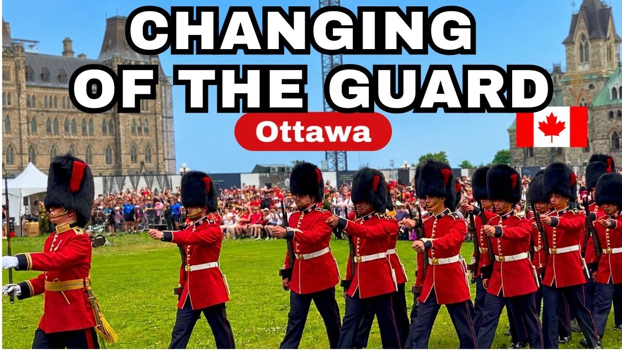 Changing of the Guard Ceremony 🇨🇦 | Canada Day 2025 on Parliament Hill, Ottawa