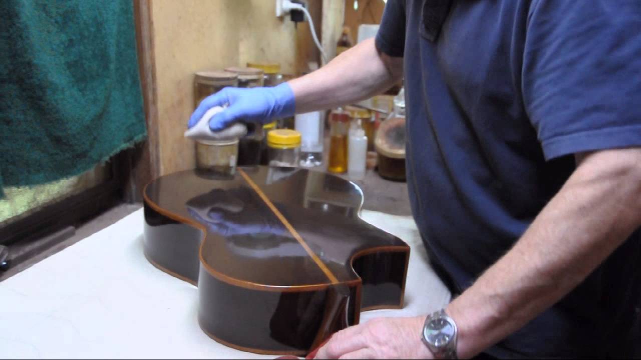 French Polishing Part 2 Spiriting Off - Howell Guitars
