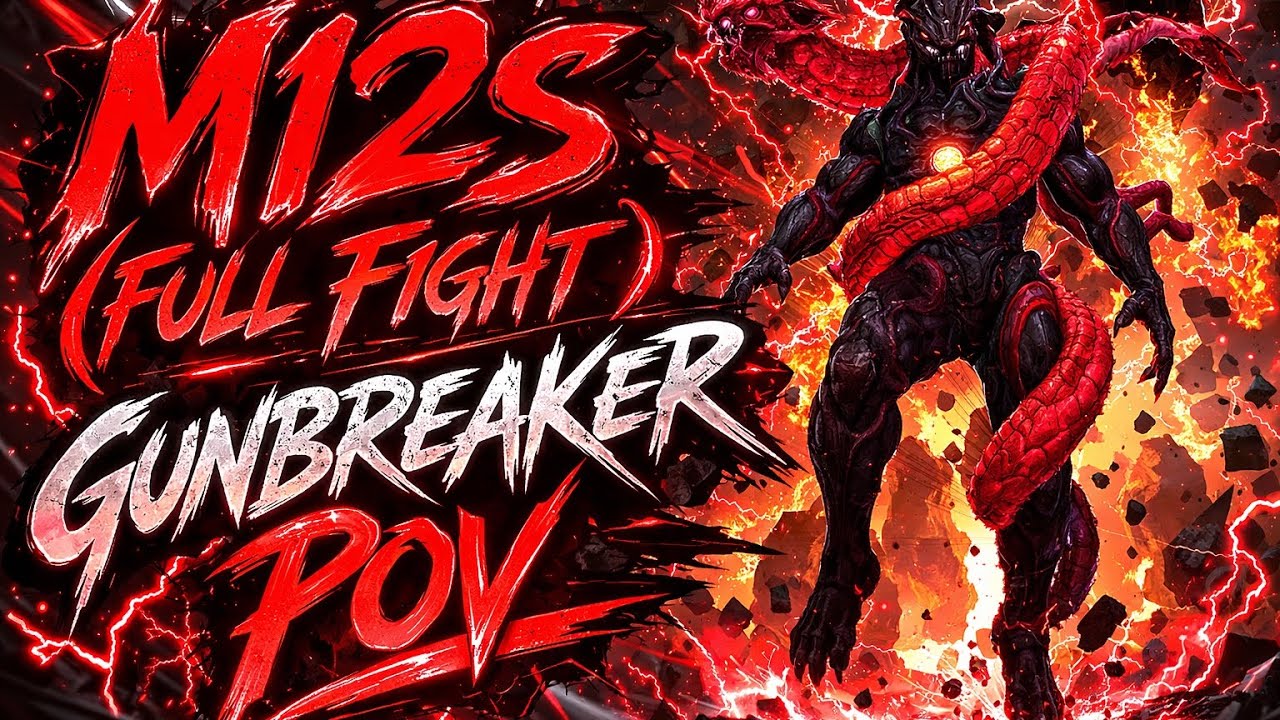 FFXIV - Arcadion M12S Savage Raid (FULL FIGHT) Reclear - GunBreaker (GNB) PoV