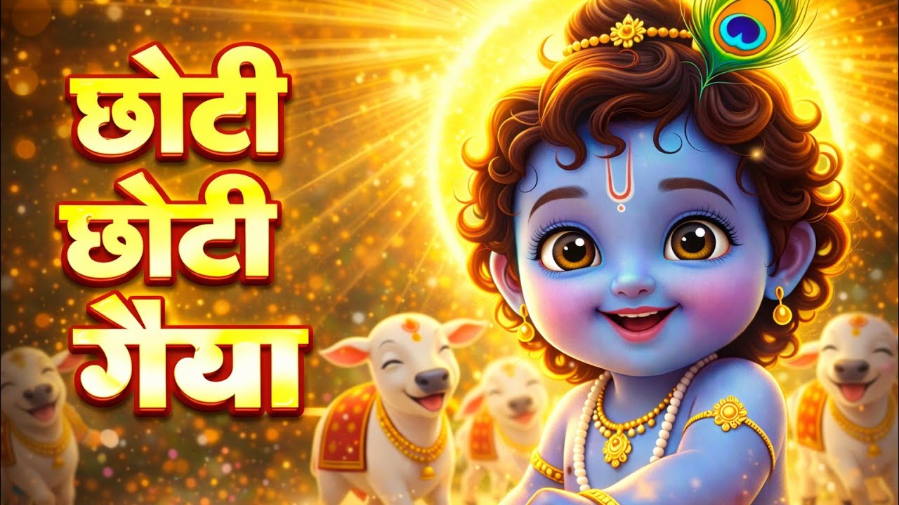 छोटी छोटी गैया - Choti Choti Gaiya Chote Chote Gwal | Krishna Bal Leela | Little Krishna Song