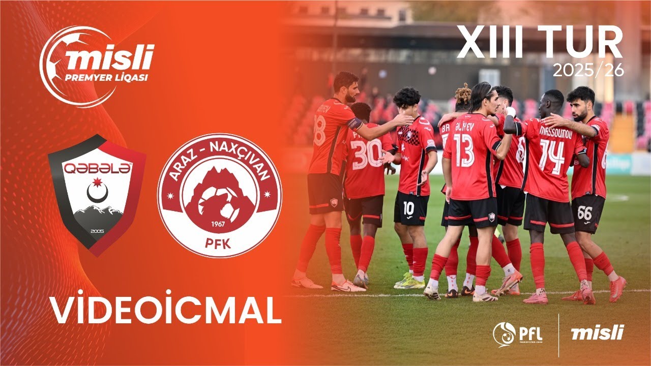 Misli Premyer Liqası 2025/2026 XIII tur &ldquo;Qəbələ&rdquo; 2&ndash;1 &ldquo;Araz-Nax&ccedil;ıvan&rdquo;