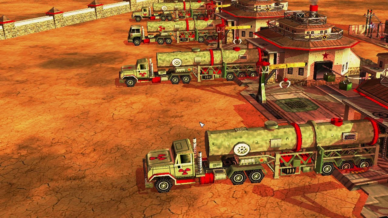 Nuke China 1 vs 2 GLA Toxin - C&C Generals Continue
