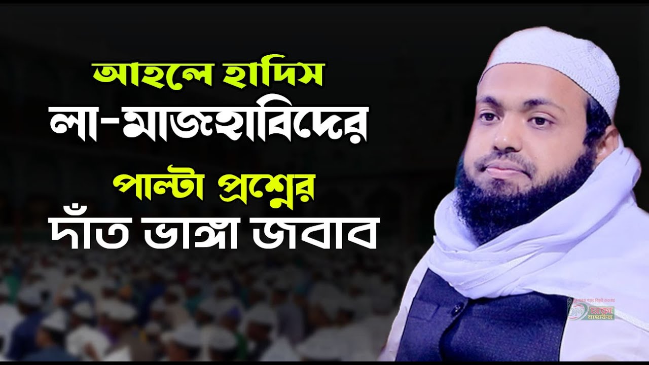 আহলে হাদিসের পাল্টা প্রশ্নের দাঁত ভাঙ্গা জবাব ! মুফতি আরিফ বিন হাবিব, Mufti Arif Bin Habib
