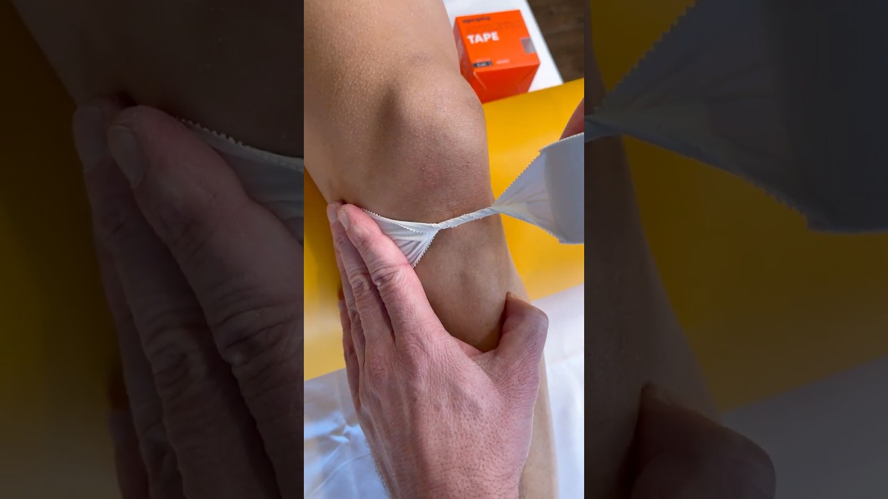 Effective relief for jumper&rsquo;s knee with Spophy Athletic Tape &ndash; support that holds.
