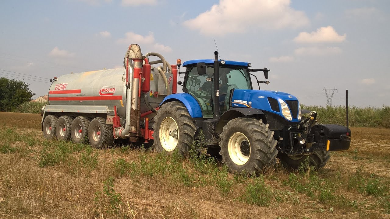 New Holland T7.270 e botte Visini 4 assi