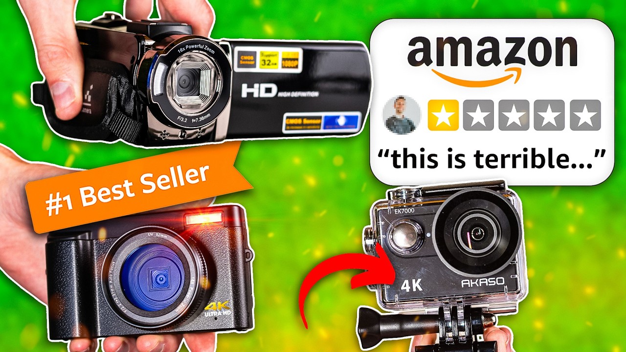 Тестирование САМЫХ ДЕШЕВЫХ камер на Amazon…