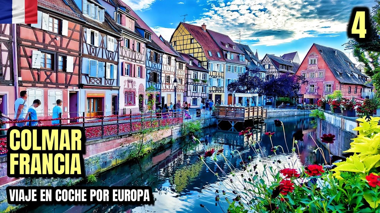 🇨🇵 La CIUDAD MAS BONITA de FRANCIA. Que ver y hacer en COLMAR, Alsacia. Viaje en coche por Europa.