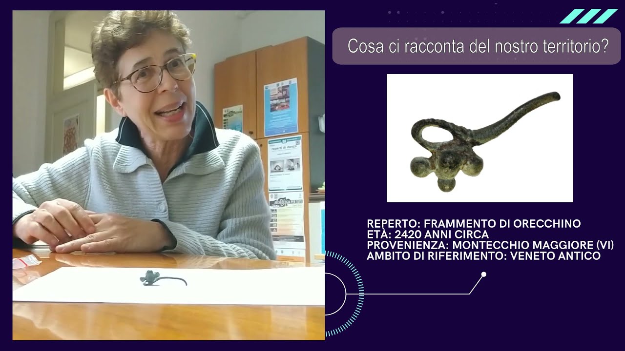 UN FRAMMENTO DI ORECCHINO DELL'ETÀ DEL FERRO