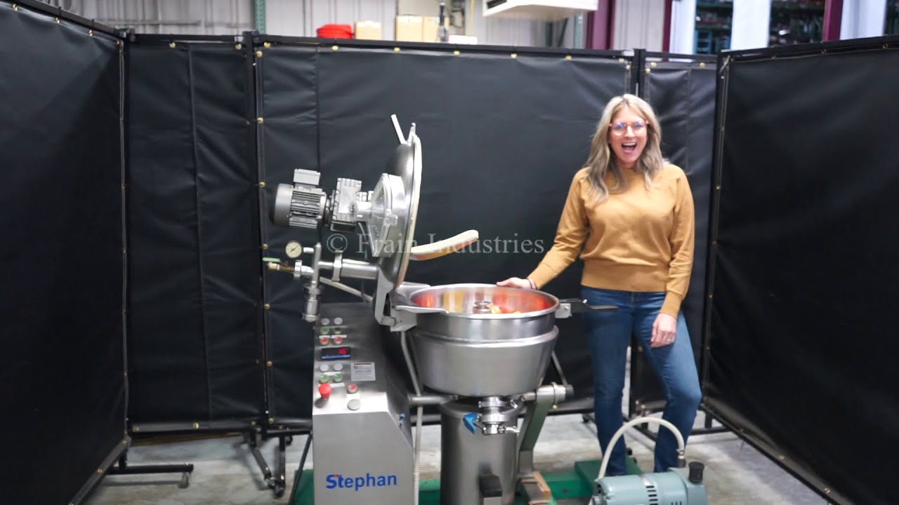 Stephan Machinery Corp Cutter, Slicer Chopper/Processor VCM44E Demonstration