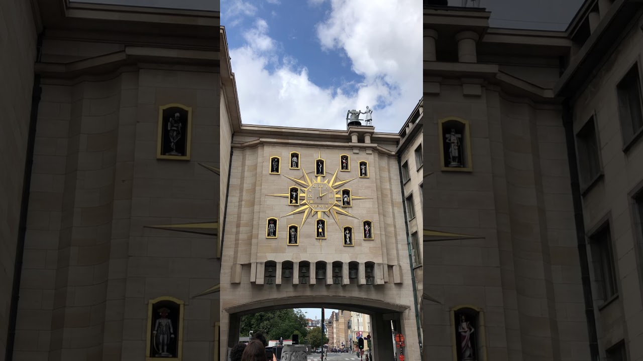 Brussels famous clock