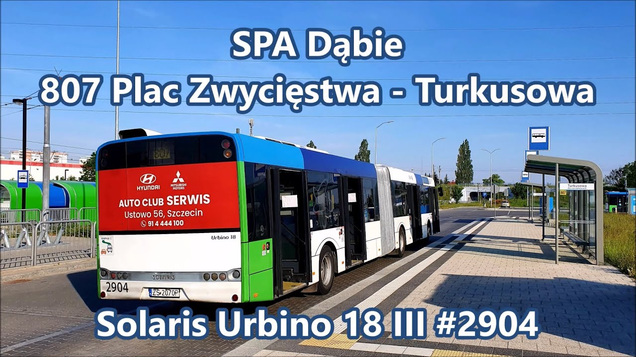 SPA Dąbie - linia 807, Solaris Urbino 18 III #2904