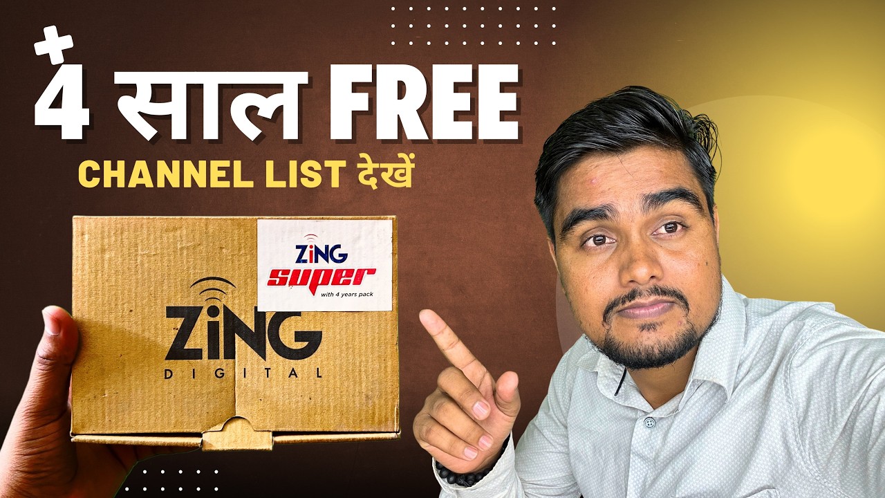 Zing Super Box में कितने चैनल मिलते हैं? | 4 साल FREE Channel List | Zing Super Set Top Box Review