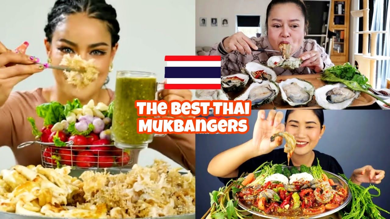 THE BEST THAI MUKBANGERS || THAI MUKBANG🇹🇭