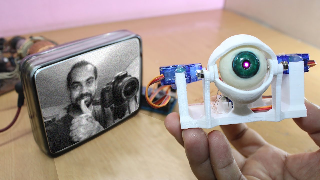 how to make camera into human eyes at home