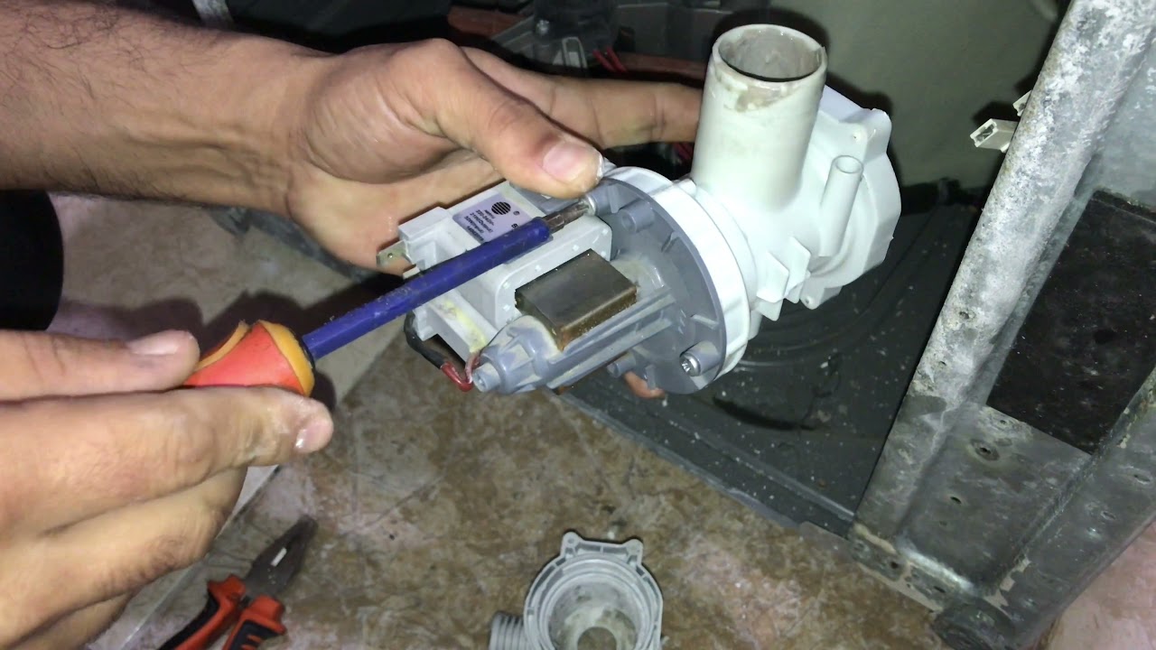 كيفية تبديل واتر بمب غسالة How to replace a water pump washing machine