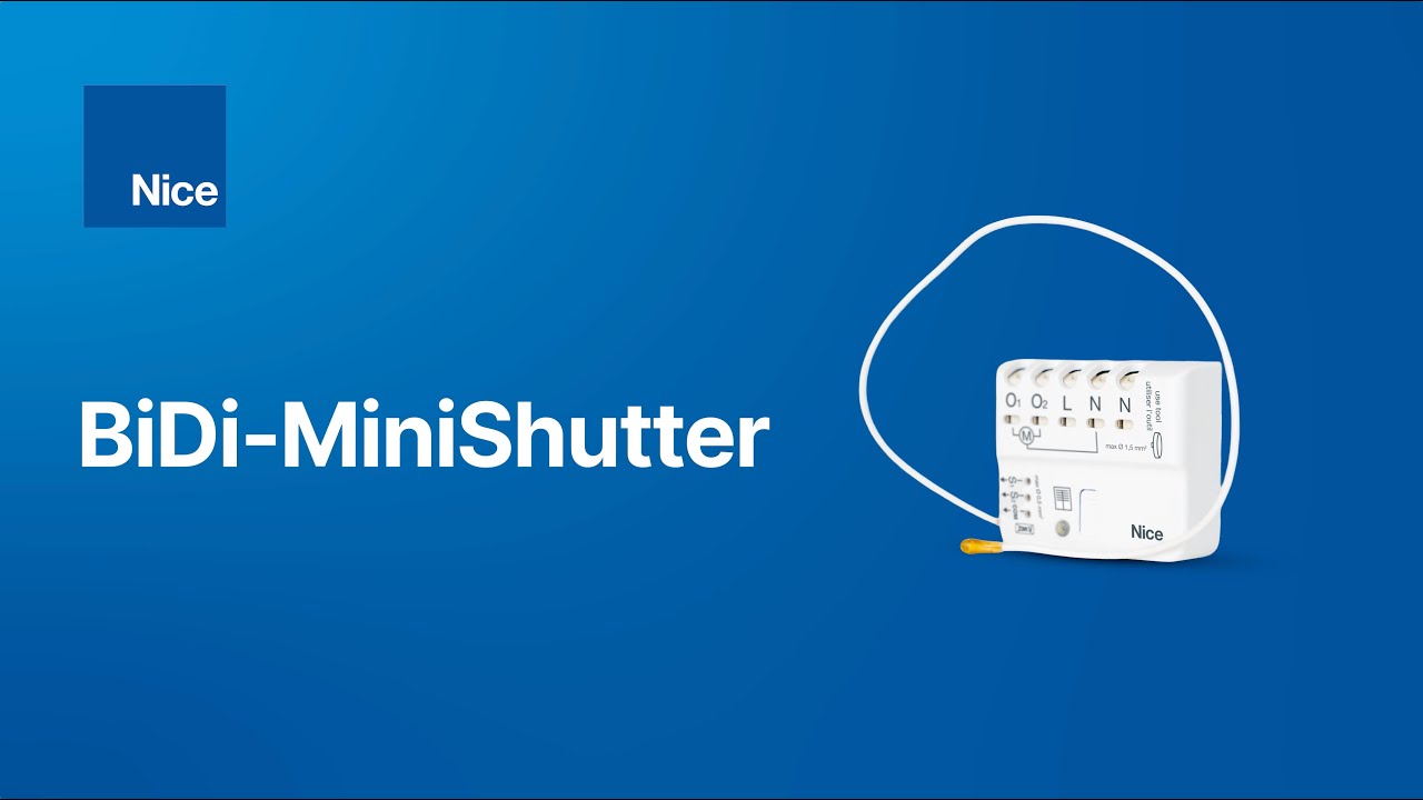 Nice BiDi-MiniShutter