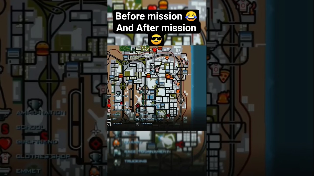 Unlocking Single Map In GTA San Andreas #gtasanandreas #shorts #shortsfeed