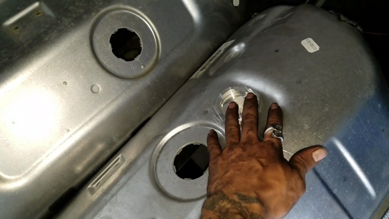 04 sl55 fuel tank removal quick overview!