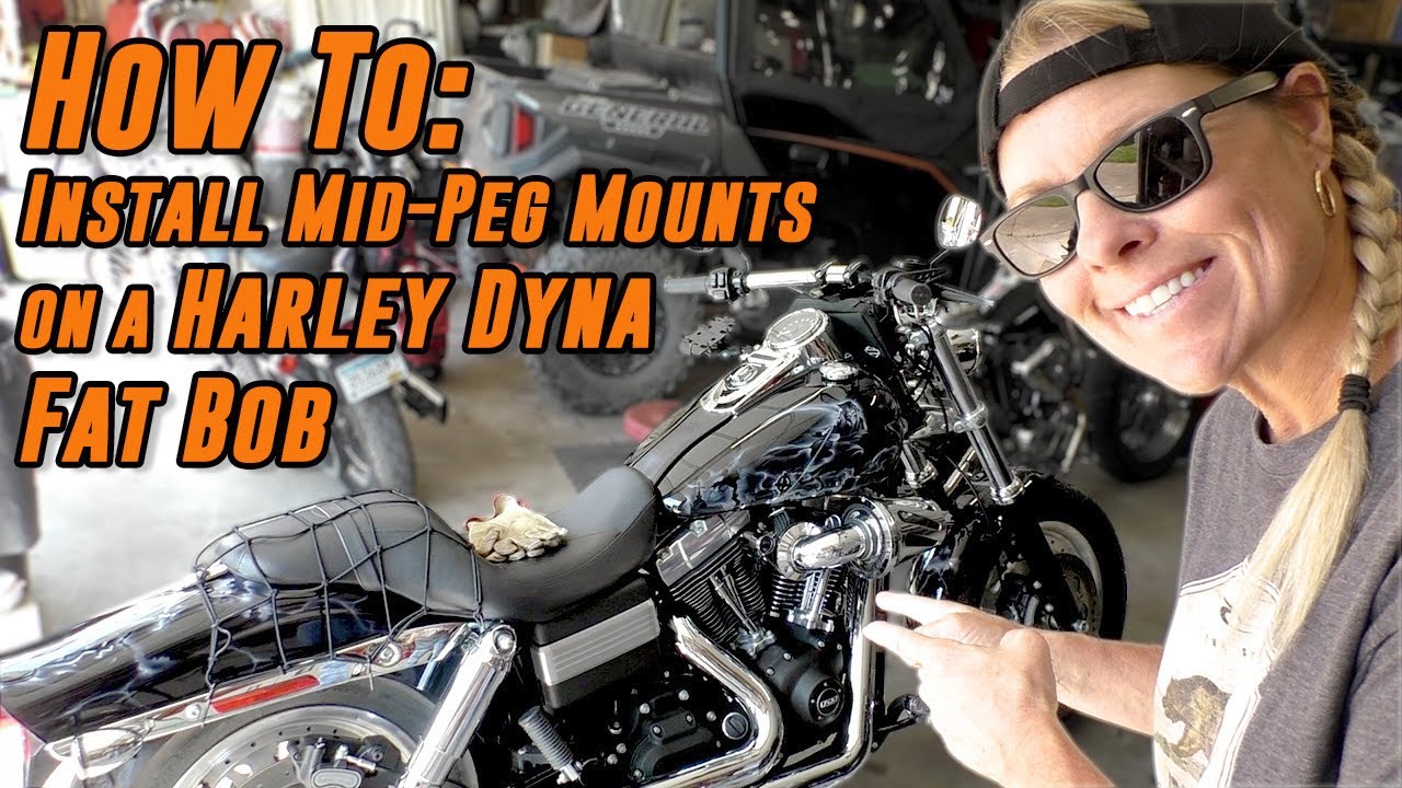 How To: Add Dyna Mid Peg Mounts to a Harley-Davidson Fat Bob