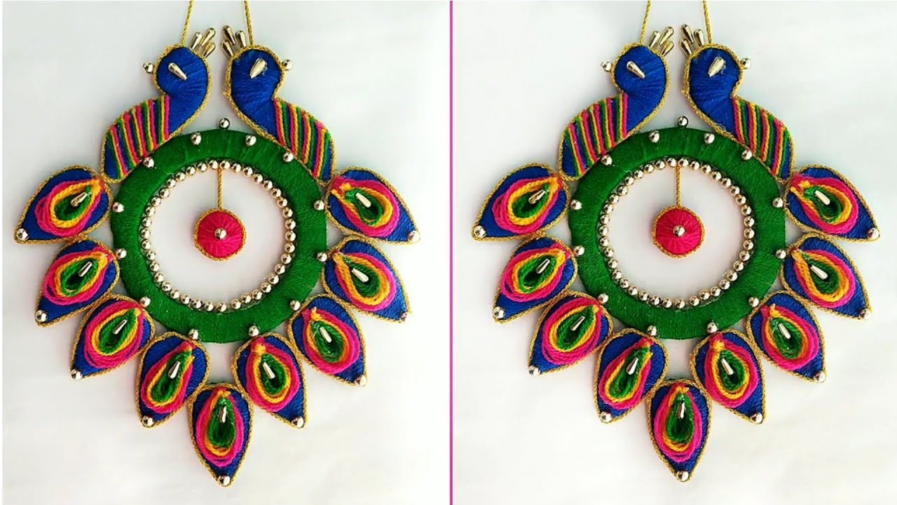 Beautiful Peacock Wall Hanging | Peacock Wall Decor Idea | Best Out Of Waste