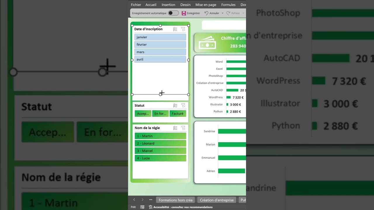 votre TCD puis ajouter un segment ! #TCD #excel #apprendreexcel #pt #astuce #pro2excel