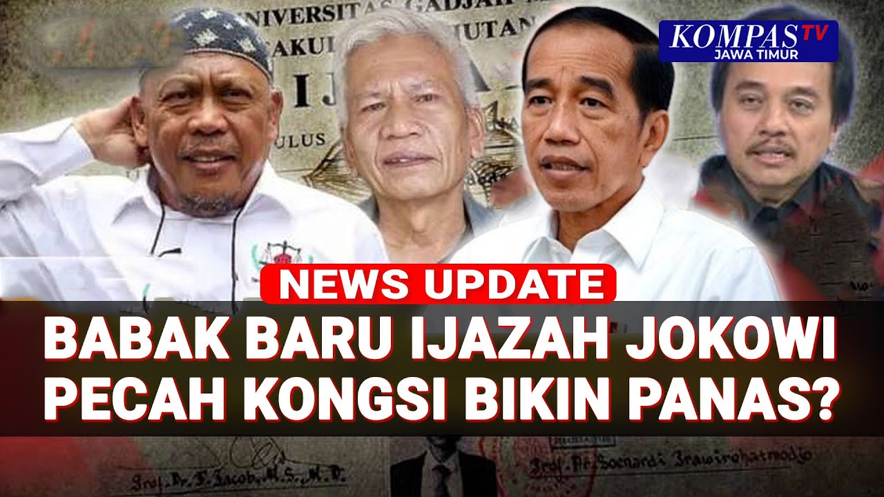 Panas! Babak Baru Kasus Ijazah Jokowi,Eggi Sudjana-Damai Lubis  Pecah Kongsi dengan Roy Suryo Cs!